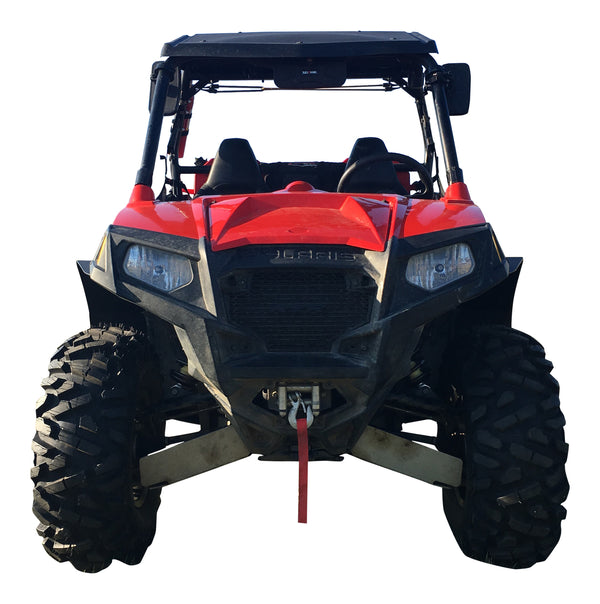 Polaris RZR 570 Fender Flares shown installed on fronts.