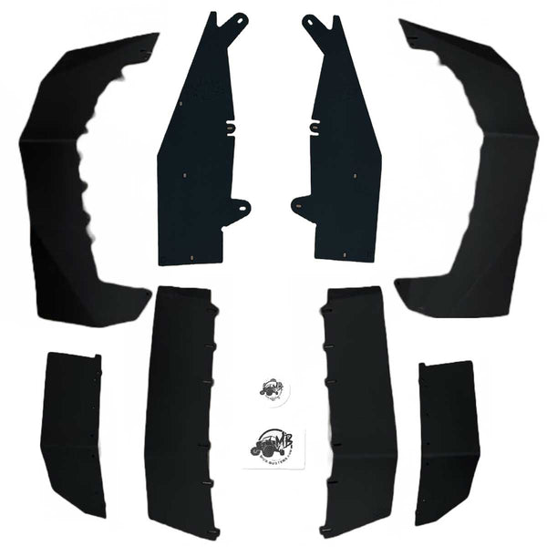 Ultramax coverage BRP fender extensions for the Can Am Commander